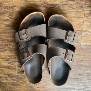 Birkenstock Arizona Soft Footbed Oiled Leather Two-Strap Sandals
